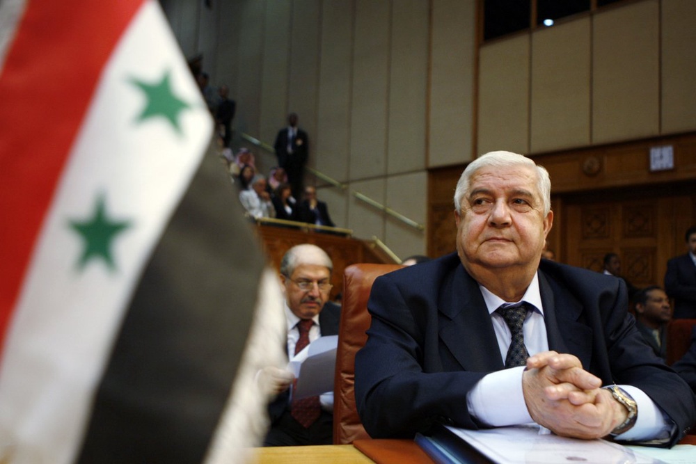 Syrian Foreign Minister Walid Muallem. ©REUTERS/Amr Dalsh 