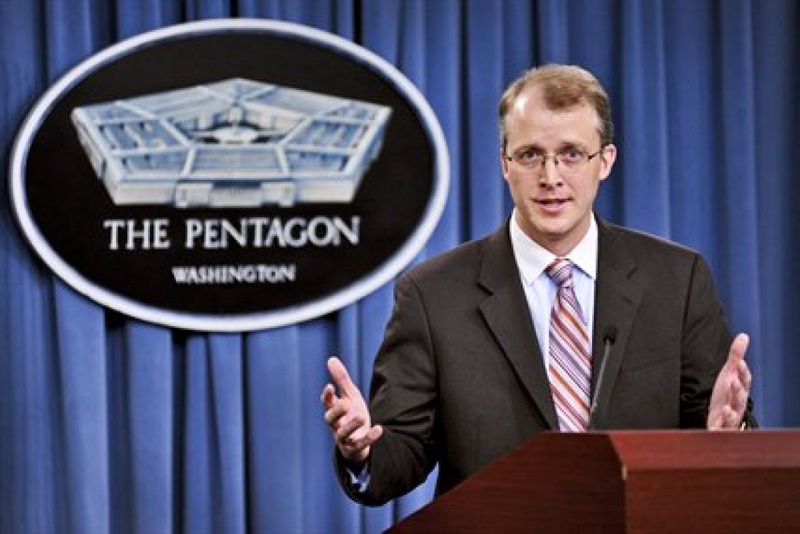 Pentagon press secretary George Little. Photo courtesy of defense.gov