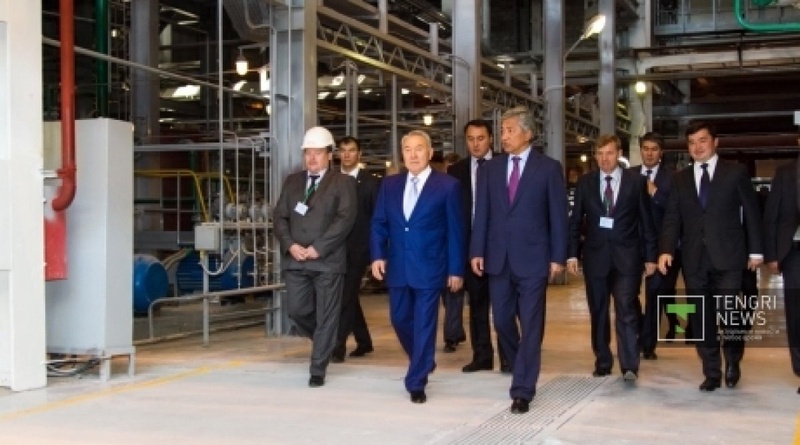Nursultan Nazarbayev checked new thermal power plant. Photo by Danial Okassov©