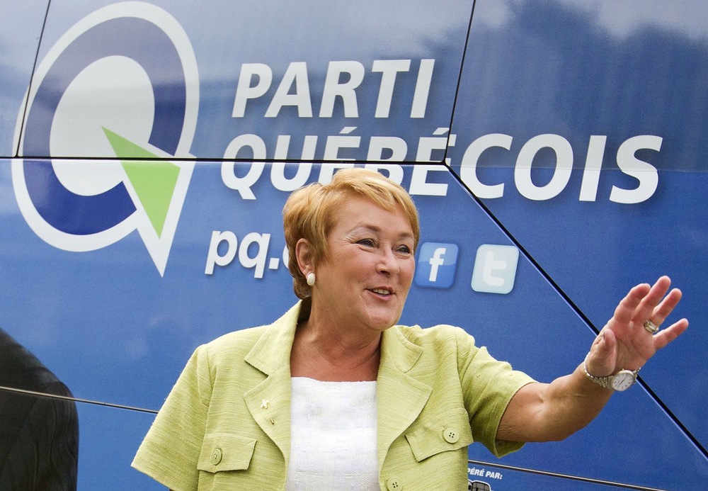 Parti Quebecois leader Pauline Marois. ©REUTERS/Olivier Jean 