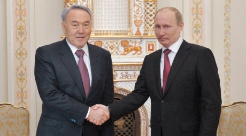 Nursultan Nazarbayev and Vladimir Putin. ©RIA Novosti