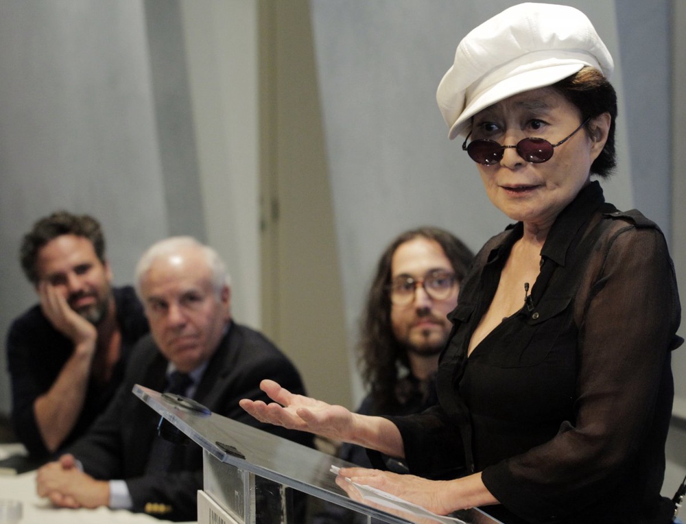 Yoko Ono. ©REUTERS/Brendan McDermid 