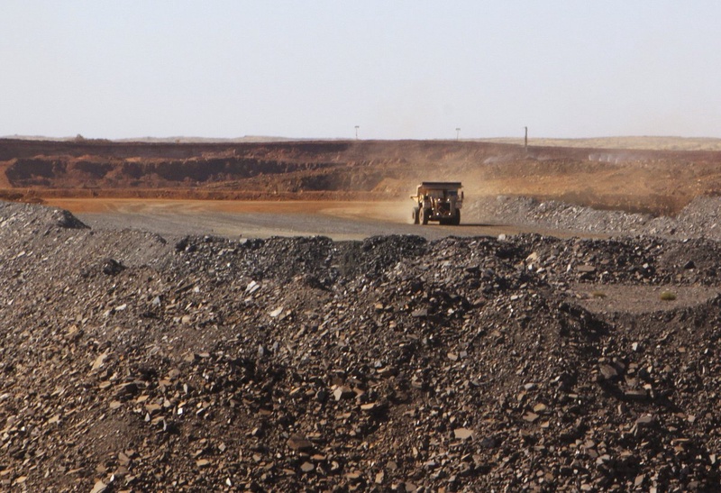Iron ore mine. ©REUTERS