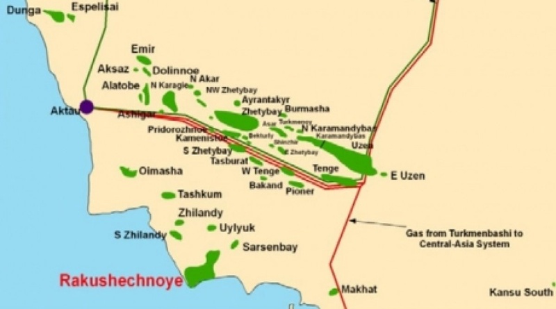 Oil field at the map of Sumatec Resources