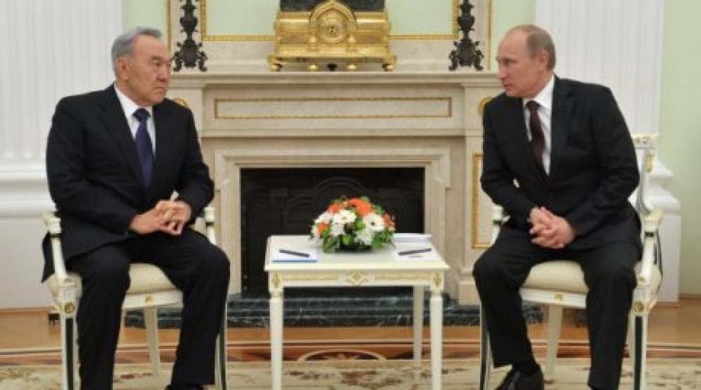 Nursultan Nazarbayev and Vladimir Putin at the Kremlin. RIA Novosti ©