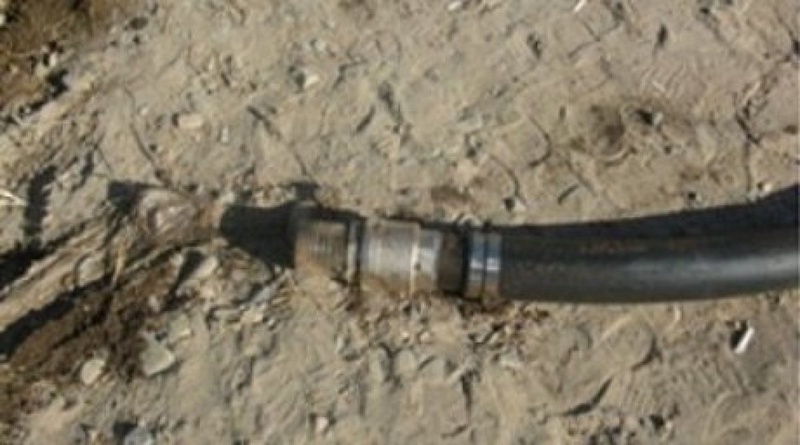 Alcohol pipeline unearthed on Kazakhstan-Kyrgyzstan border