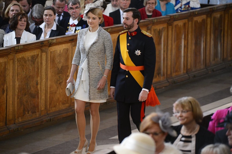 Hereditary Grand Duke Guillaume of Luxembourg and Countess Stephanie de Lannoy. ©REUTERS
