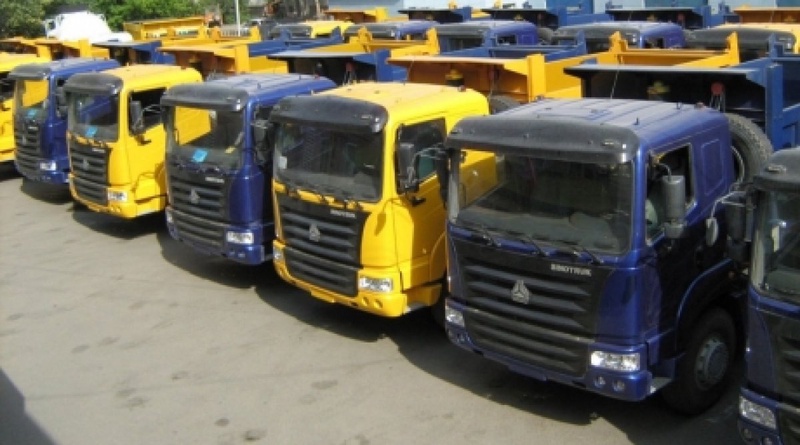 Chinese trucks. Photo courtesy of howo.kz