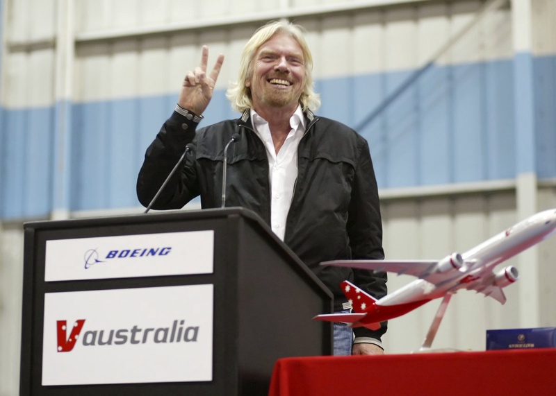 Virgin Chairman Sir Richard Branson. ©REUTERS