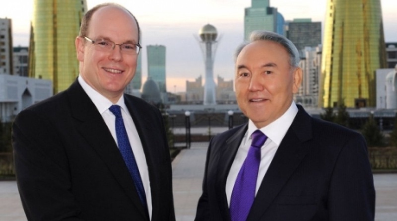 Nursultan Nazarbayev and Prince of Monaco Albert II. Photo courtesy of akorda.kz