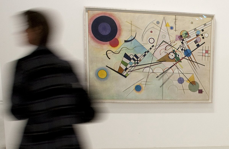 Painting by Wassily Kandinsky. ©REUTERS