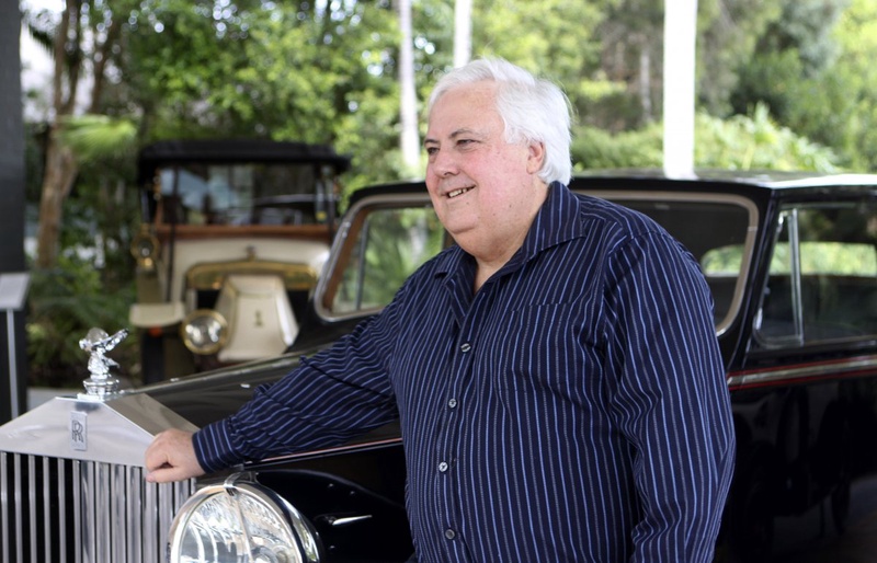 Controversial billionaire Clive Palmer. ©REUTERS