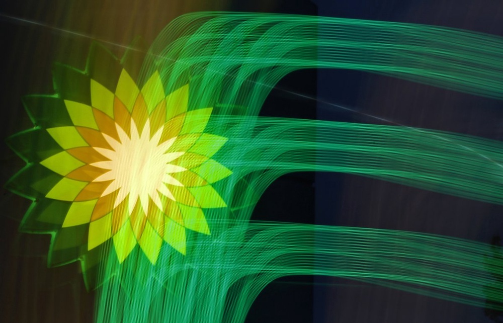 BP's logo. ©REUTERS