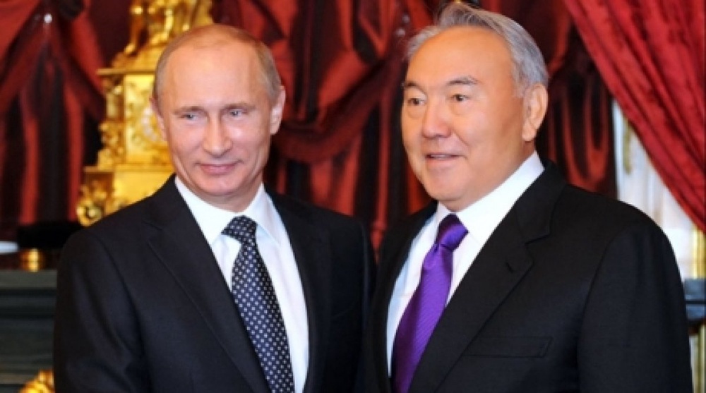 Nursultan Nazarbayev and Vladimir Putin. Photo courtesy of akorda.kz
