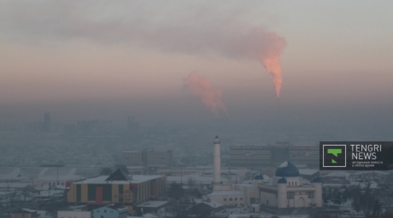 СмSmog over Astana. Photo by  Danial Okassov©
