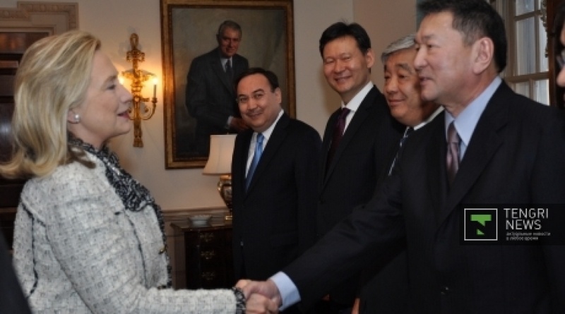 Kazakhstan delegation meeting with U.S. Secretary of State