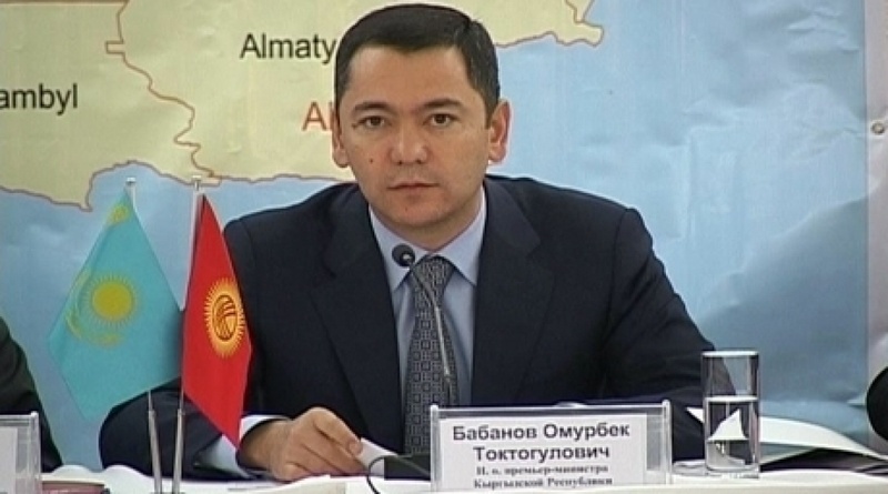 Kyrgyzstan’s PM Omurbek Babanov. ©tengrinews.kz