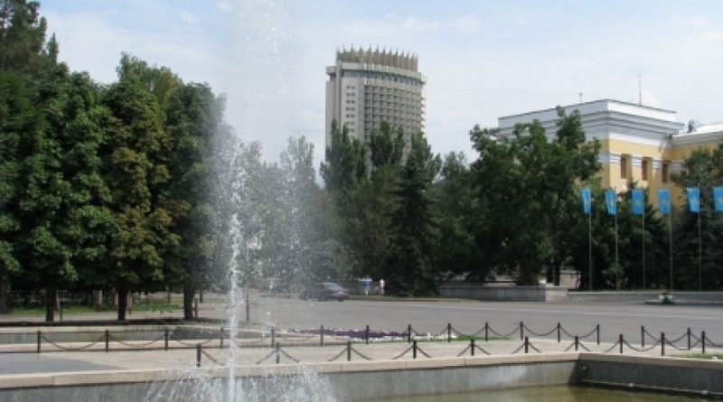 "Kazakhstan" hotel building in Almaty. Photo courtesy of almaty.kz