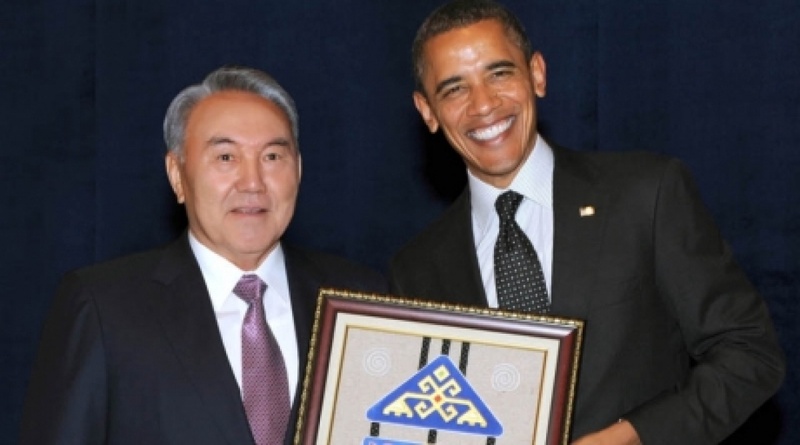 Nursultan Nazarbayev and Barack Obama. Photo courtesy of Kazakhstan President's administration