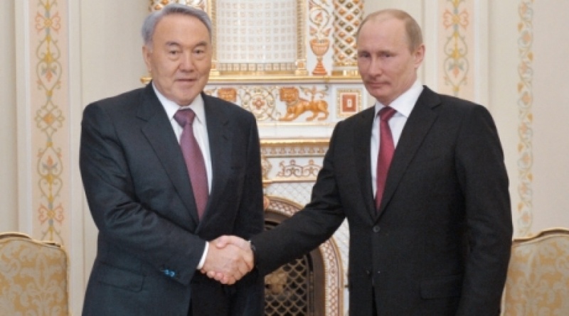 Kazakhstan President Nursultan Nazarbayev and RUssian Prime-Minister Vladimir Putin. ©RIA Novosti