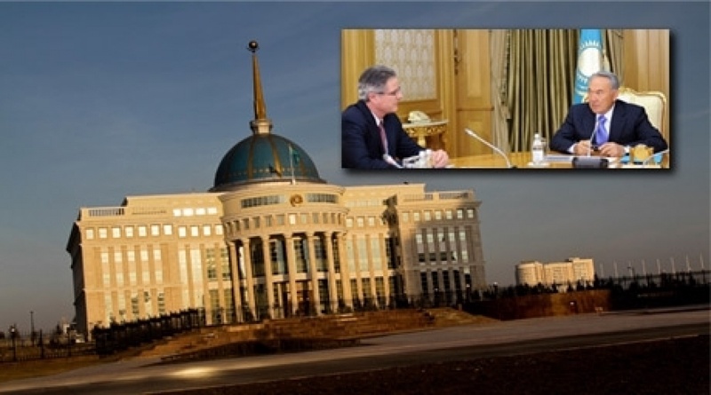 Nazarbayev met with the management of Chevron. Illustration by tengrinews.kz