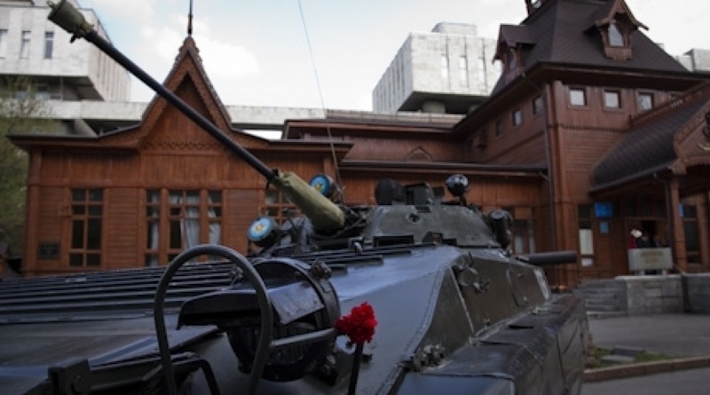 BMP-2 infantry combat vehicle in front of Musical Instruments Museum. Photo by Vladimir Dmitriyev©