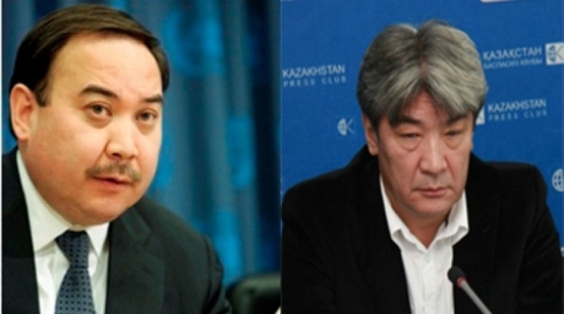 Yerzhan Kazykhanov (L) and Nurlan Yerimbetov (R). Photo courtesy of megapolis.kz