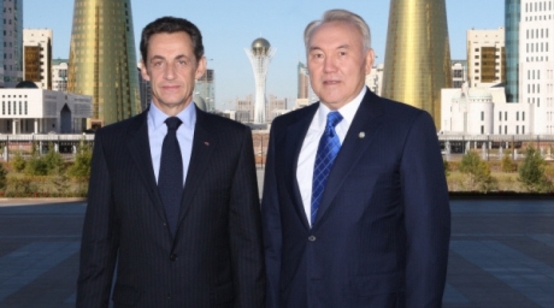 Nursultan Nazarbayev and Nicolas Sarkozy at the meeting in Astana (2009). ©RIA Novosti