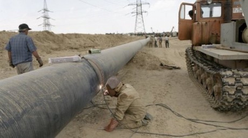 Construction of the new pipeline. ©RIA Novosti.