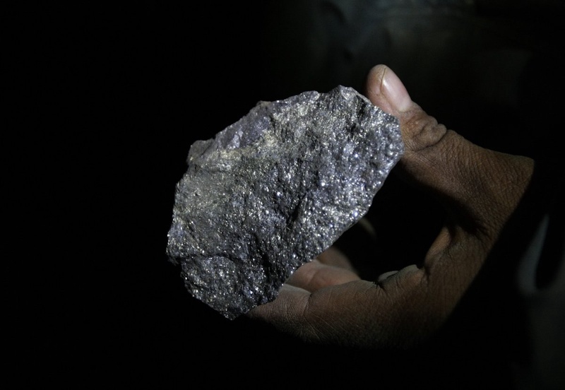 A piece of mineral. ©REUTERS