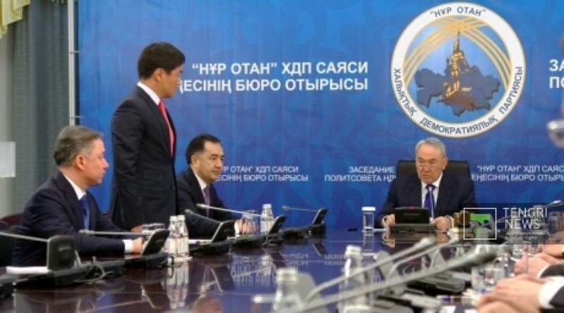 Meeting of Nur Otan political council bureau. Photo by Danial Okassov©