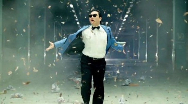 Stillframe from PSY's - Gangnam Style.
