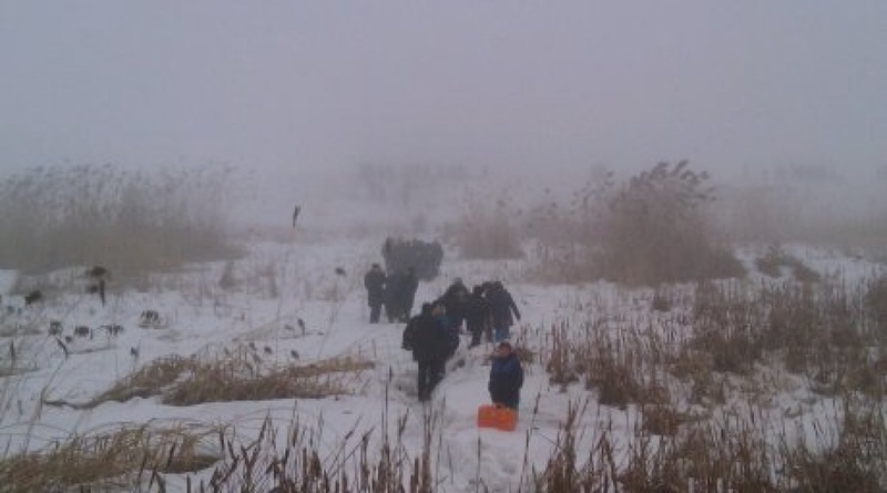 At the plane crash site near Almaty. ©tengrinews.kz