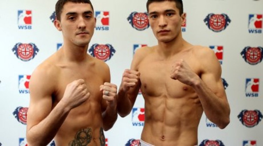 Bantamweight (50-54kg) division: Andrew Selby vs Meirbolat Toitov. Photo courtesy of official WSB website