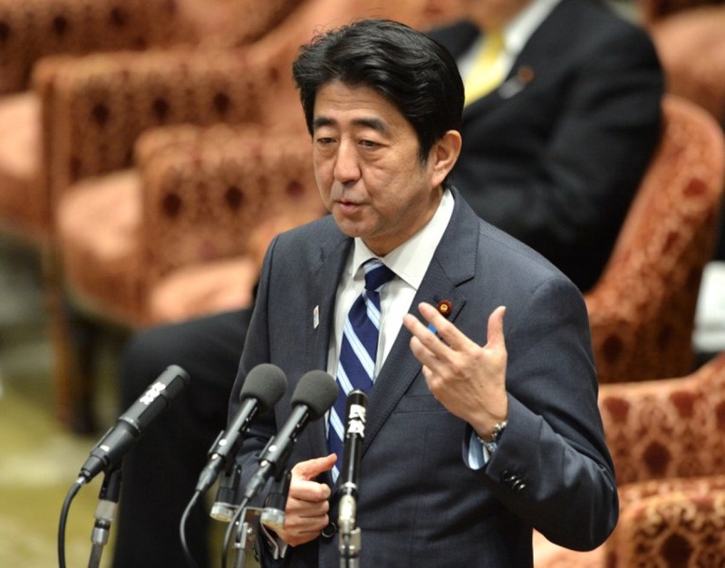 Japanese Prime Minsiter Shinzo Abe. 