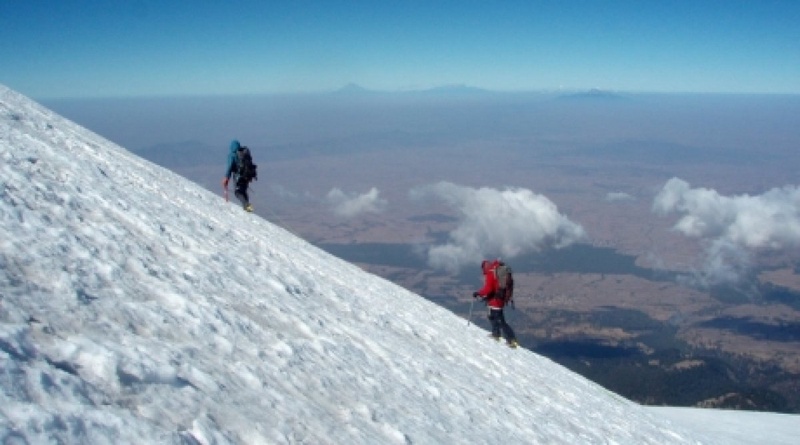 5700m Orizaba volcano in Mexico near Puebla de saragoza.