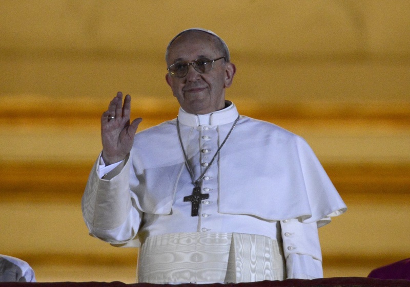 Newly elected Pope Francis, Cardinal Jorge Mario Bergoglio of Argentina. ©REUTERS/Dylan Martinez