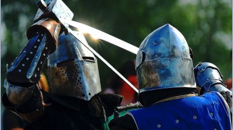 The knights compete in the Battlefield tournament-2012 in Pavlodar. Photo by Vladimir Bugayev©