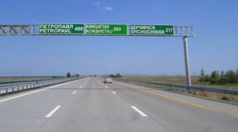 Section of Astana-Borovoye autobahn. Photo courtesy of pavlodarauto.kz