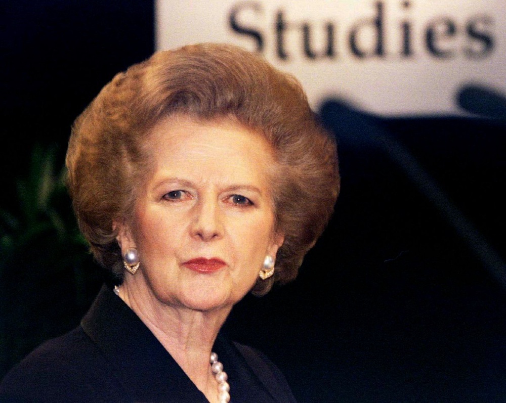 Former British Prime Minister Margaret Thatcher. ©REUTERS/Kieran Doherty