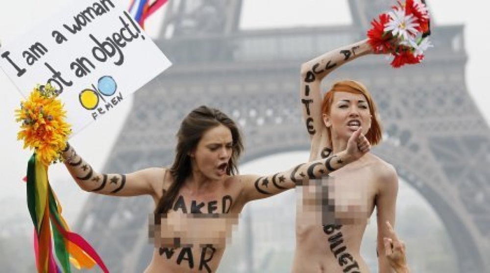 Femen protest. ©REUTERS