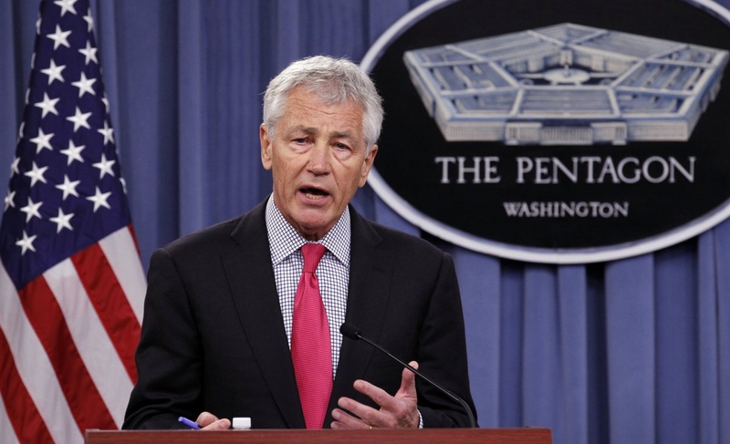 US Defense Secretary Chuck Hagel. ©REUTERS/Kevin Lamarque