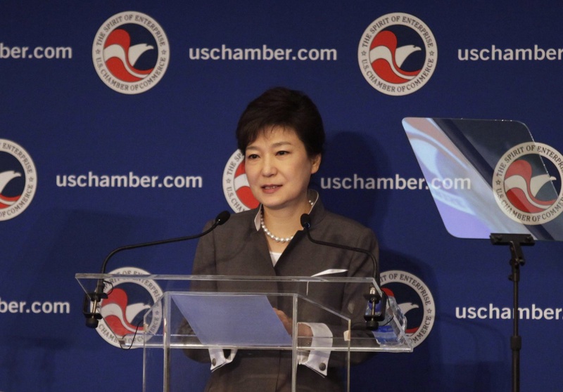 South Korean President Park Geun-hye. ©REUTERS/Yuri Gripas 