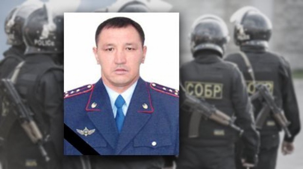 Police captain Yerzhan Akhmetov. Photo courtesy of Almaty oblast Interior Department's press-service© 