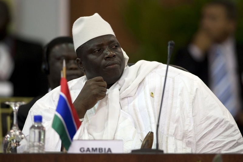 Gambia's President Al Hadji Yahya Jammeh. ©REUTERS/Carlos Garcia 