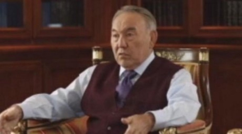 Nursultan Nazarbayev. A scene from Nazarbayev.live documentary. 