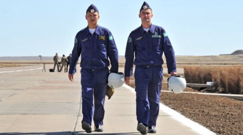 Kazakhstan's military pilots. Photo courtesy of Kazakhstan Defense Ministry