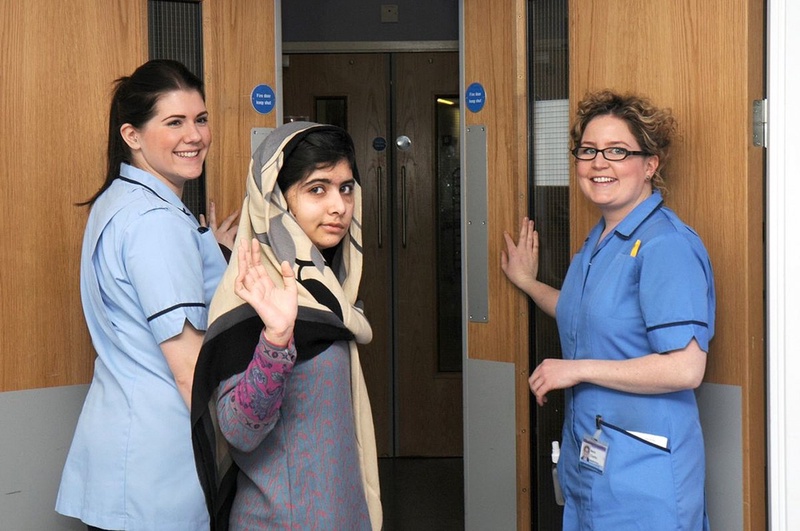 Pakistani schoolgirl Malala Yousufzai. © REUTERS/Queen Elizabeth Hospital Birmingham/Handout 