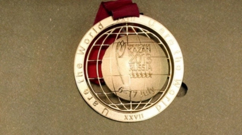 A gold medal at the Universiade in Kazan