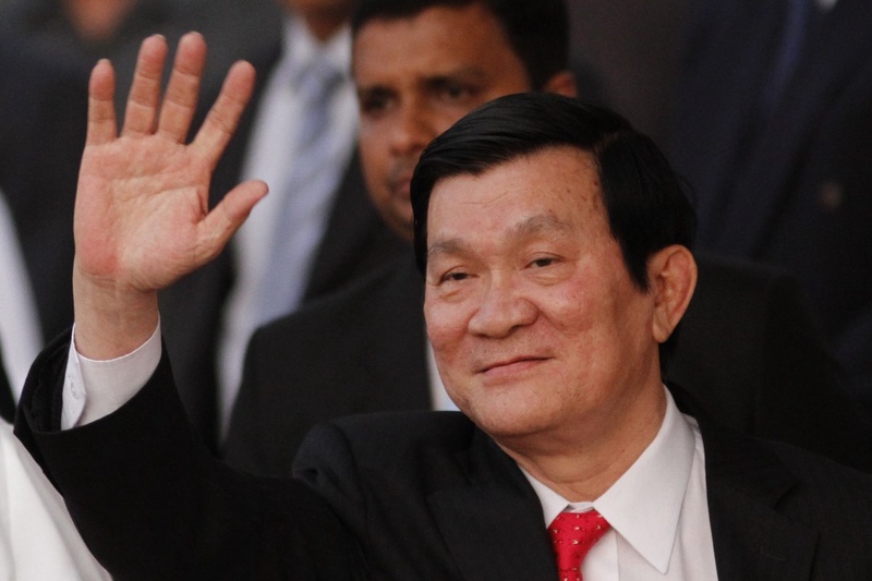 Vietnam President Truong Tan Sang. ©REUTERS/Dinuka Liyanawatte 